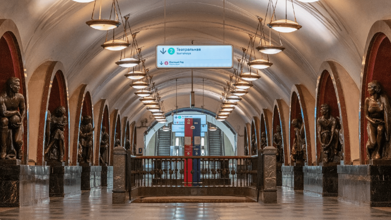 Moscow Metro and local food tasting tour